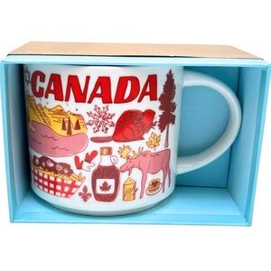 Starbucks Canada Mug - Red and Pink